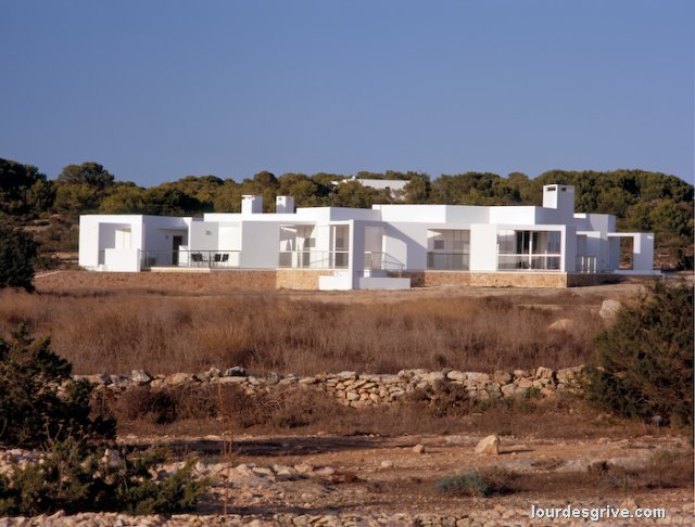 Vivienda unifamiliar Can Pins.Sant Ferran de ses Roques. Formentera. F.Xavier Pallejà-Salvador Roig arquitectos.