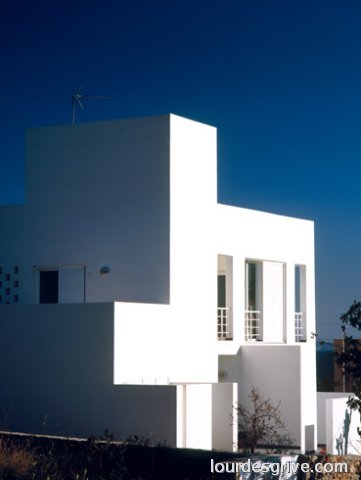 Casa Miguel Tur, Urbanitzación Can Pep Simó, Jesús, Ibiza.F.X.Pallejá-S.Roig ,arquitectos