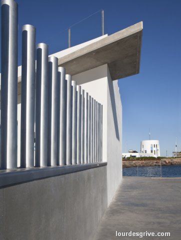 Escola de Vela Santa Eulària. Ibiza. Jaime Serra , arquitecto.