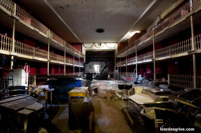 “Silence and melancholy in the Theatre Pereyra"  Ibiza