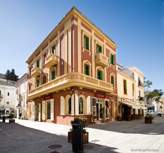 Bisbe azara street in La Marina. Ibiza
