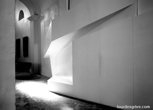 Acceso Museo Diocesano. Ibiza. Marc Tur arquitecto.