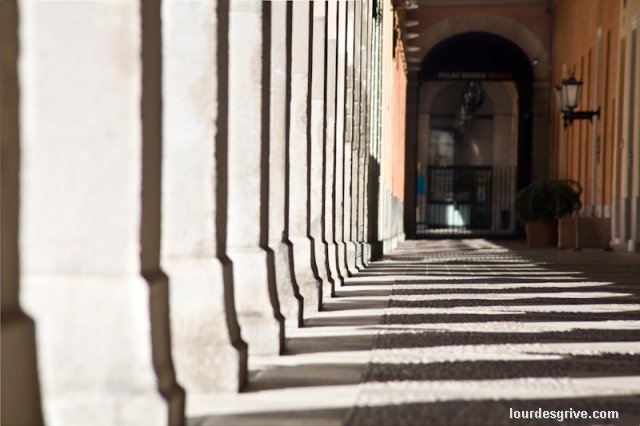 Porticos de la Calle del Palau Reial